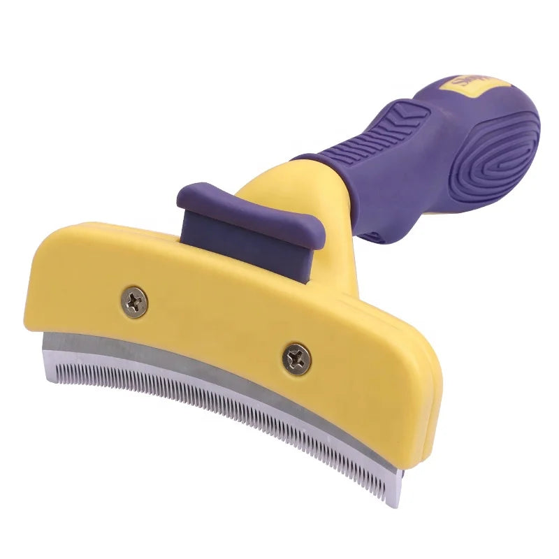Self-Cleaning Dog Cat Hair Deshedding Tool Dog Pet Grooming Slicker Brush