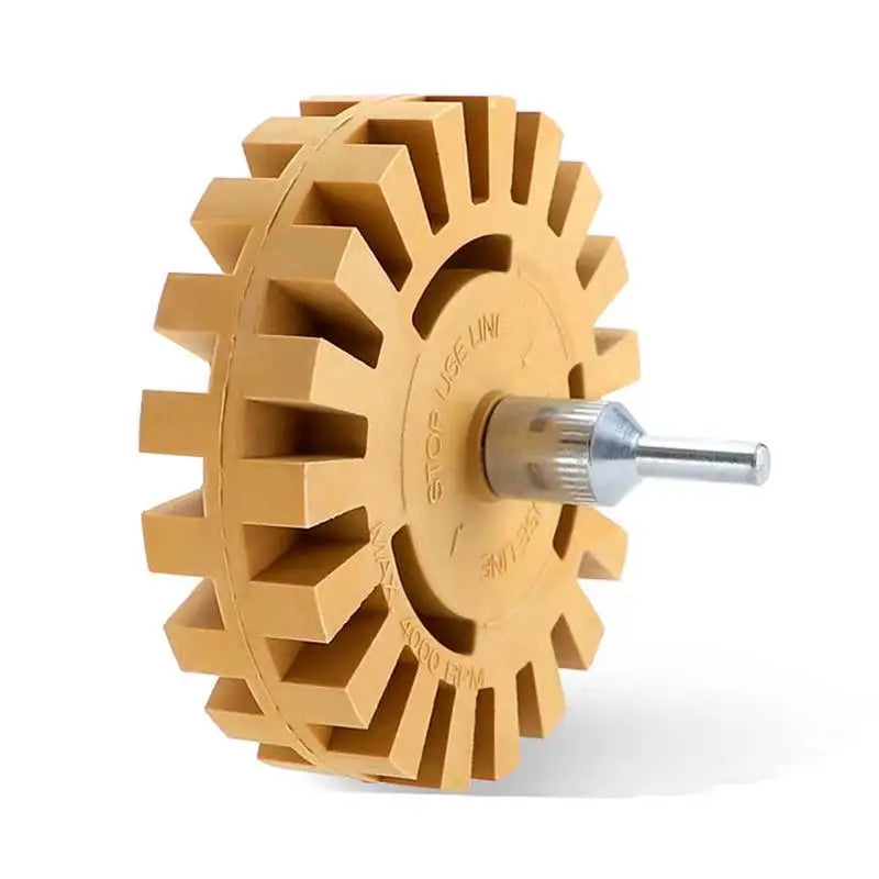 100mm Abrasive Disc Eraser Wheel Decal Remover-Sticker Adhesive Removal Rubber Disk Power Drill Attachment 6mm Shank 4inch