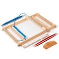 Creative DIY Children Toy Loom Simulation Weaving Game Wooden Toy Loom