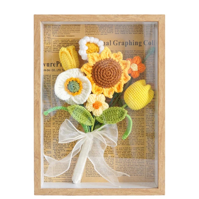 Handmade Wedding Decorative Flowers Wreaths and Plants Patches for Easter Day Home Kitchen Wedding Decor