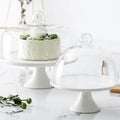 Minimalist Bone China Wedding Dessert Dishes & Plates-Eco-Friendly Rectangle Cake Tray