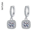 Custom Fine Jewelry New Hot Sale Zircon Womens 925 Sterling Silver Earrings New Design Pendientes Suitable for Daily
