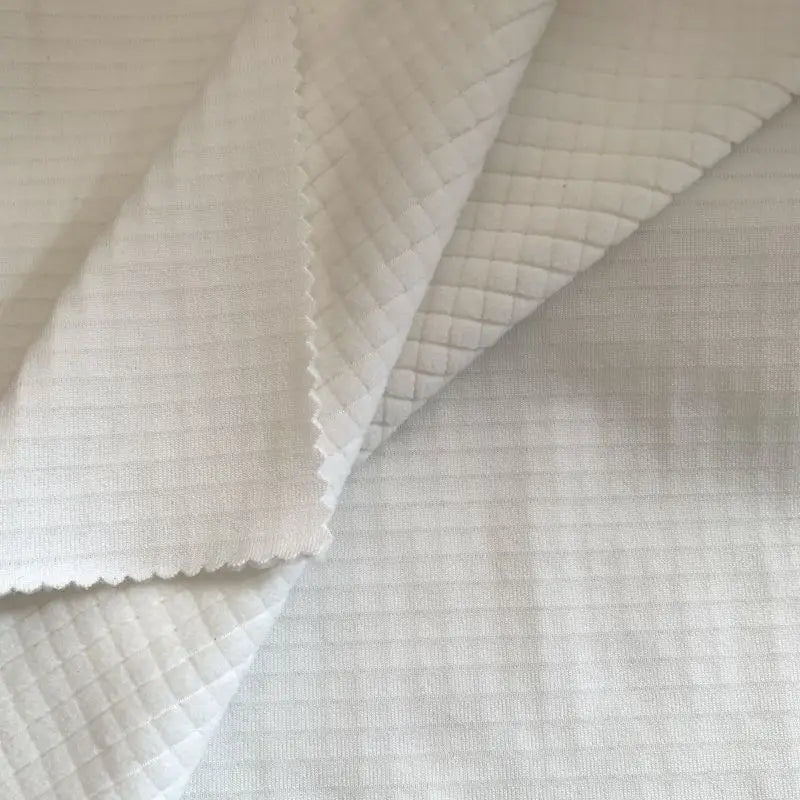 Drop-needle Polyester Spandex Rip Stop Polar Fleece Knitted Fabric