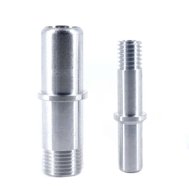 Custom Stainless Steel Hollow Pipe Pins Shaft Cnc Turning Fastener Bolt Thread Connector
