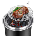 Korean Smokeless Barbecue Oven Round Charcoal Bbq Grill Commercial Charcoal Grill