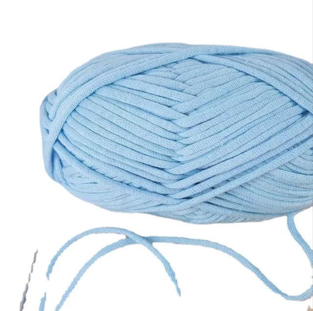 65% Cotton 35% Acrylic  Hollow Cotton Yarn DIY Hand Woven Bag Hat Yarn Wholesale 50g 2mm 85 Meters
