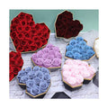 AM-PFF04B Ammy Valentines Day Eternal Rose Heart Gift Box Preserved Rose Flower Heart Shaped Gift Box Flower Arrangement