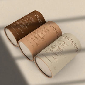 Eco Material Product Round Packaging Cosmetic Containers Cylinder Packaging Can Food Boxes Paper Tube for Tea Coffee Tee Wine