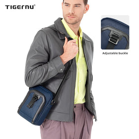 Tigernu T-L5209 Factory-Direct Supplier Men's Fashion Lightweight Waterproof Anti-wrinkle Polyester Sling Bag Crossbody Shoulder