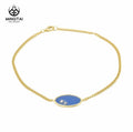 Luxury Gold Plated 925 Sterling Silver Gemstone Jewelry Bracelets for Women Designs