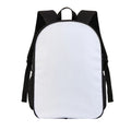 Large Sublimation Shoulder Bag Detachable Zipper Flap Removable Printable Sublimation Blank School Backpack on Sale