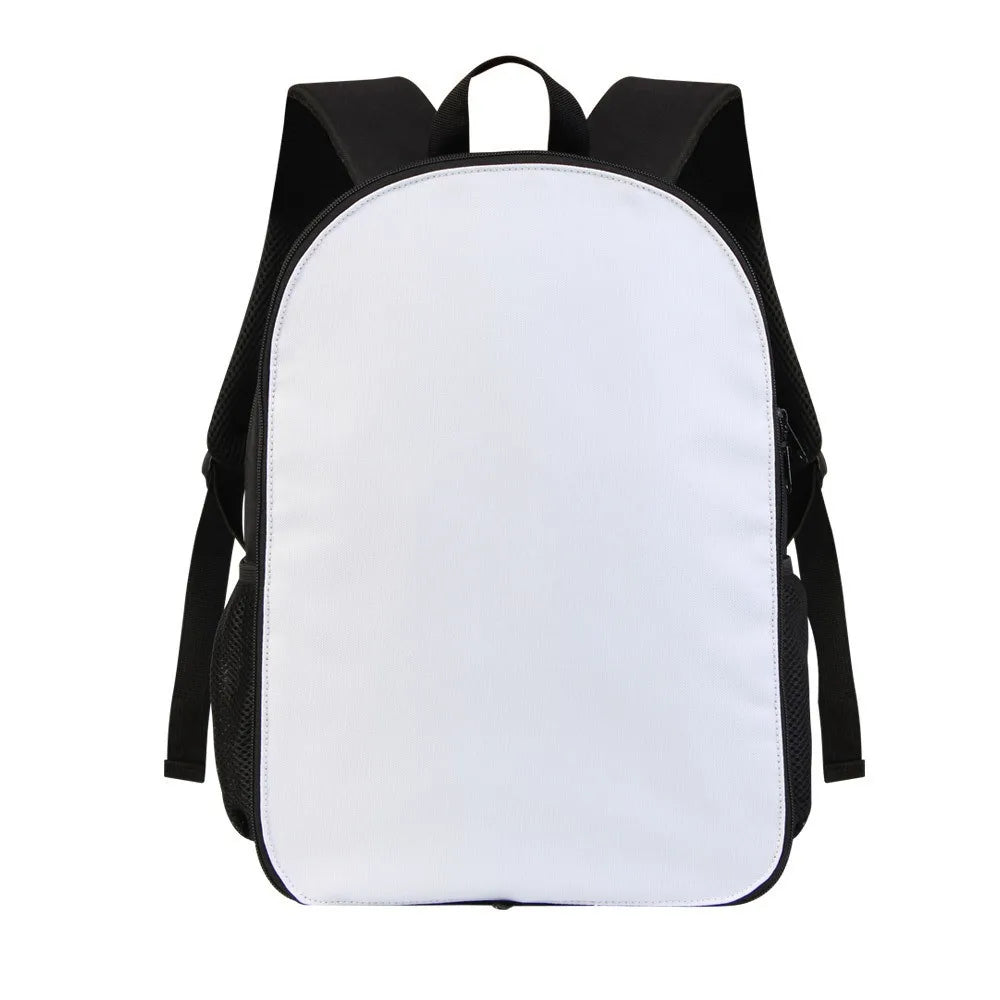 Large Sublimation Shoulder Bag Detachable Zipper Flap Removable Printable Sublimation Blank School Backpack on Sale