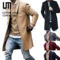 Liu Ming Hot Selling Autumn Winter Men Clothing Windbreak Warm Plus Size 5XL Jackets Woolen Trench Coat
