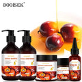 DOOISEK 300ml Natural Batana Hair Growth Oil Shampoo Scalp Serum Repair Damaged Hair Batana Oil Shampoo and Conditioner Set