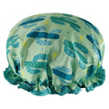 QUIET GIRL Low MOQ Shower Caps Custom logo Reusable Luxury Plastic Long Hair Waterproof Double-decker Shower Cap