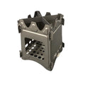 JWQ-012  Camping Cooking Equipment Foldable Titanium Card Furnace Outdoor Portable Windproof Mini Pellet Stove