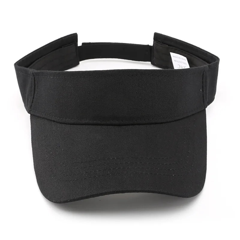Gorra Twill Breathable Waterproof UV Protection Embroidery Sport Golf Topless Plain Cotton Designer Custom Unisex Sun Visor Hat