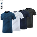 Factory Wholesale Sportswear New Short-sleeved Bottoming Men's Ins Trend Casual T-shirtksdf