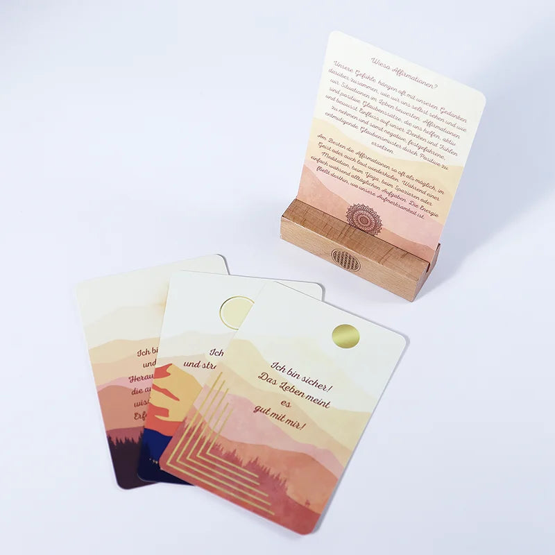 Printing Collection Positive Affirmations Cards with Self-Empowering Positive Cards Girl Affirmation Cards