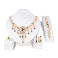 2025 Crystal 2022 Wholesale Bridal and Bridesmaid Wedding Jewelry Sets Earring Necklace Ring Bracelet Woman Jewelry Set