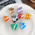 2025 Yi YHJ Women's Hair Accessories Small Mini 3cm Cute Fun Animal Acrylic Shark Clip Hair Claw Clips Girl Woman Wholesale