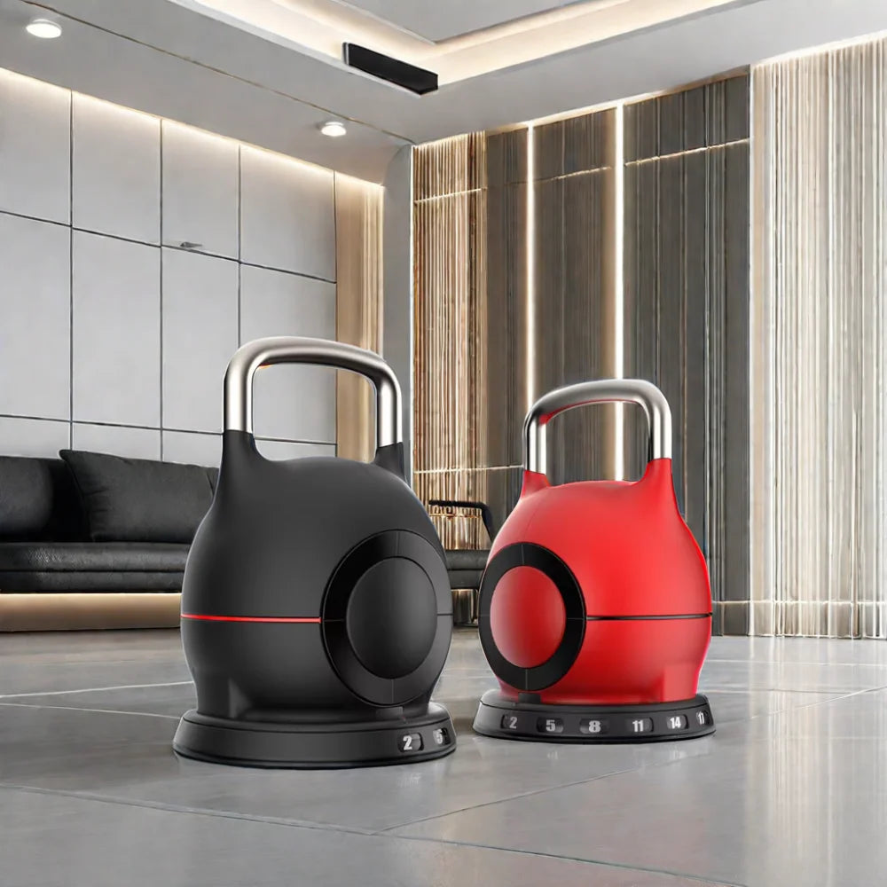 New Arrival 7-in-1 Adjustable Kettlebell 2kg to 20kg Steel Material