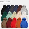 Men's 420 Gsm Fleece-lined Hoodie Sweatshirt Custom Design Heavyweight Plain Thick Pullover for Autumn Season Loose Hooded