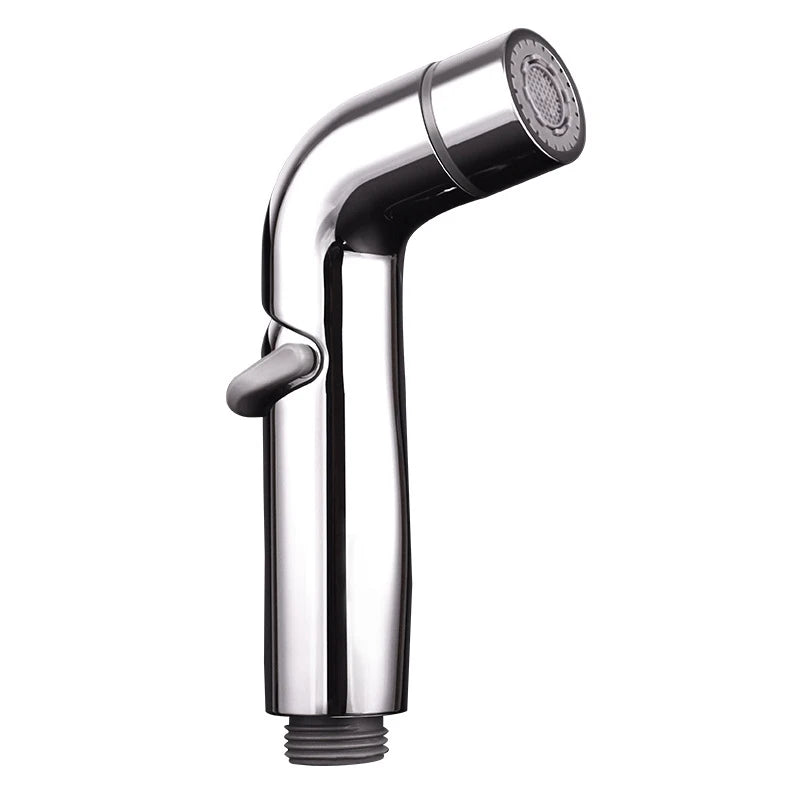 Two-Function Chrome Handheld Bidet Sprayer Wall-Mounted and Portable for Modern Bathroom Easy-to-Use Shattaf for Muslims