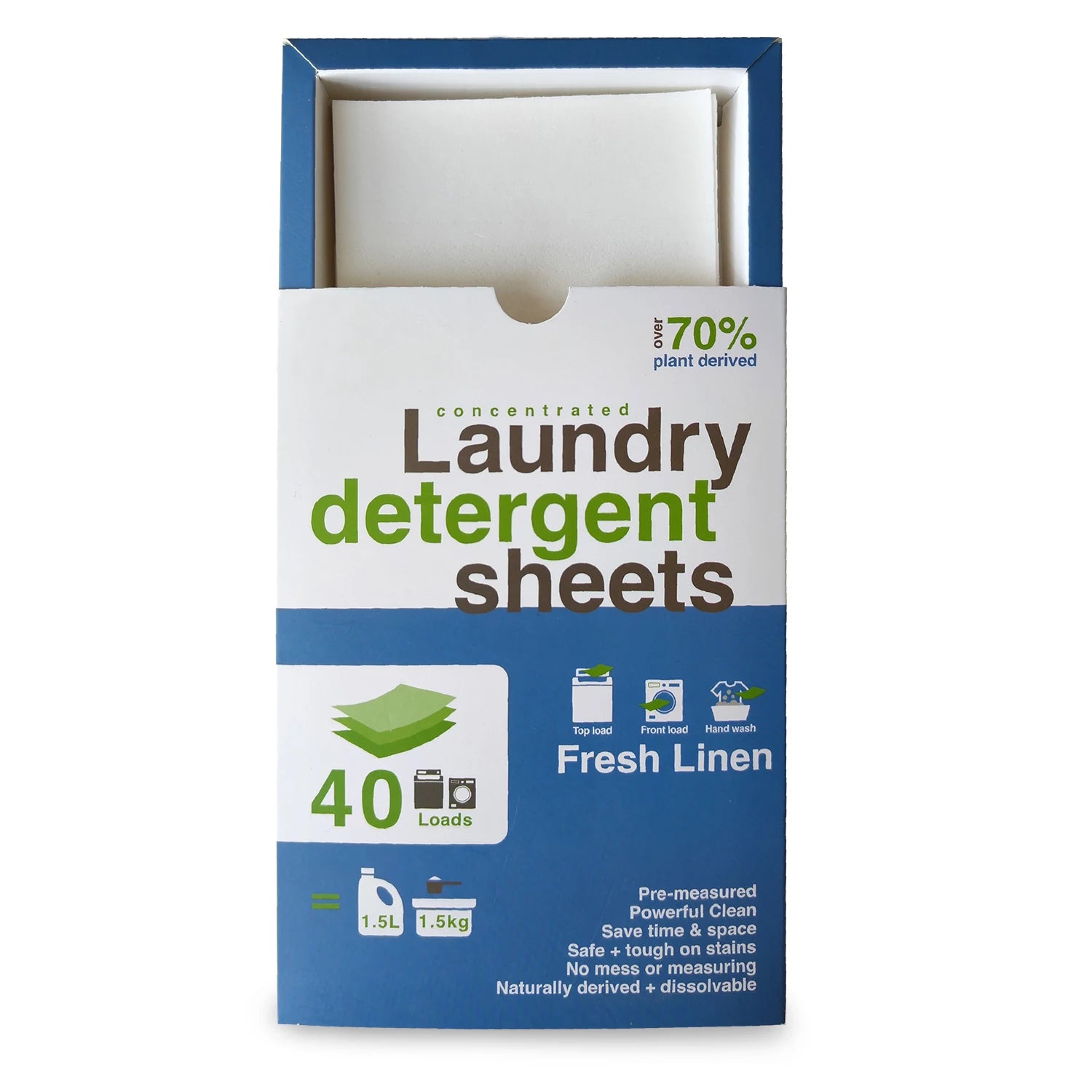 Eco-friendly Disposable Easy Dissolving Portable Detergent Strips Laundry Detergent Sheets for Apparel Cleaning