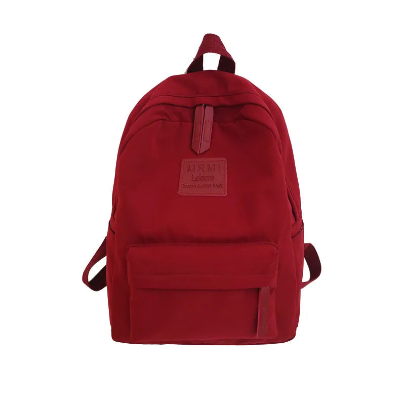 South Korea Ladies Shoulder Bags Campus Retro School Bags for Teenagers Girls Nylon Casual Sports Backpacks