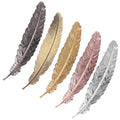 Creative Retro Cute Lovely Korean Feather Design Metal Bookmark for Books School Students Vintage Bookmarks Beautiful Gift