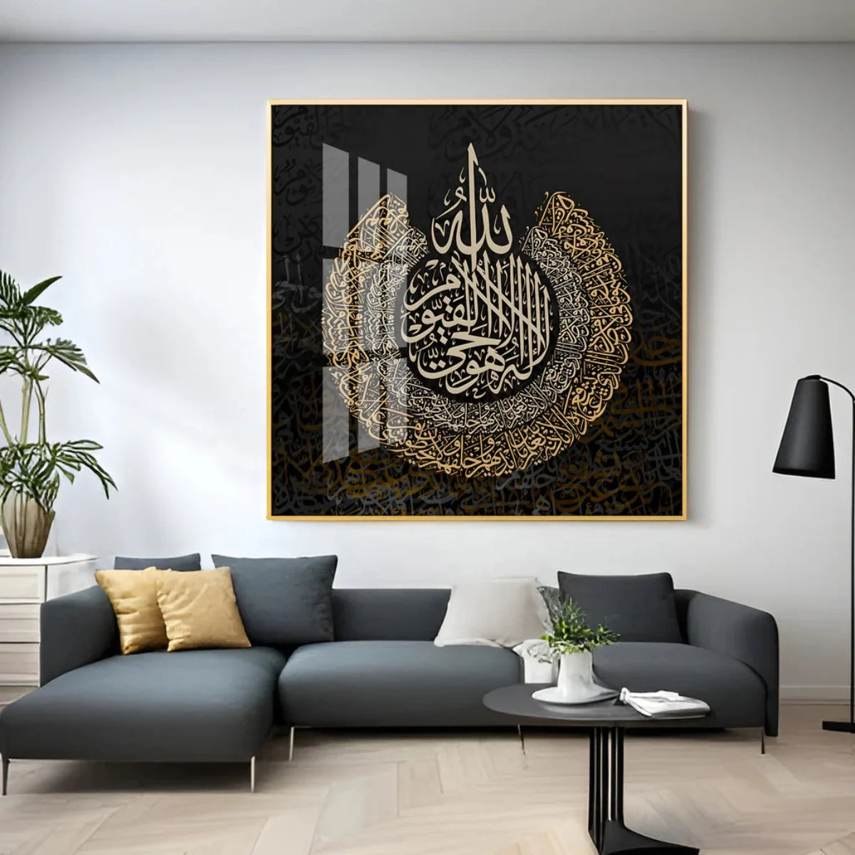 Crystal Porcelain Painting Wall Art Eid Gifts Islamic Decor Muslim Home Decoration Ramadan Decorations Quran Art Wall