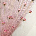 2025 New Arrival Artificial Flower Curtain Hanging Flower Curtain Fabric String For Living Room Or Party