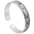 Lucky Healthy Wealth Pixiu Bangle Men Feng Shui Amulet Open Adjustable Pixiu Bracelet China Traditional Culture Unisex Bracelet