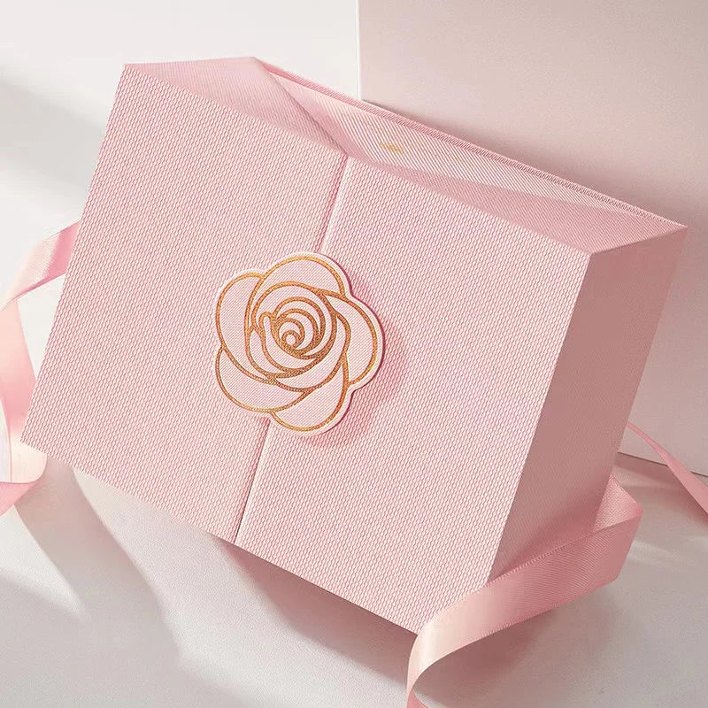Customizable Luxury Gift Box Exquisite Craftsmanship Foldable Paper Accessories Premium Customizable Luxury Foldable Paper Box