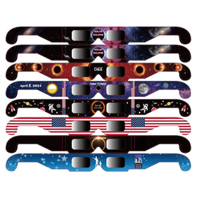 2024 Solar Eclipse Glasses Wholesale Customized Design Eclipse Viewing 3d Paper Solar Eclipse Glasses