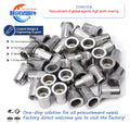 Quality Certification Rivet Nuts Stainless Steel/ Carbon Steel DIN/GB/ISO Standard Rivet Nut Galvanized Industrial Household Use