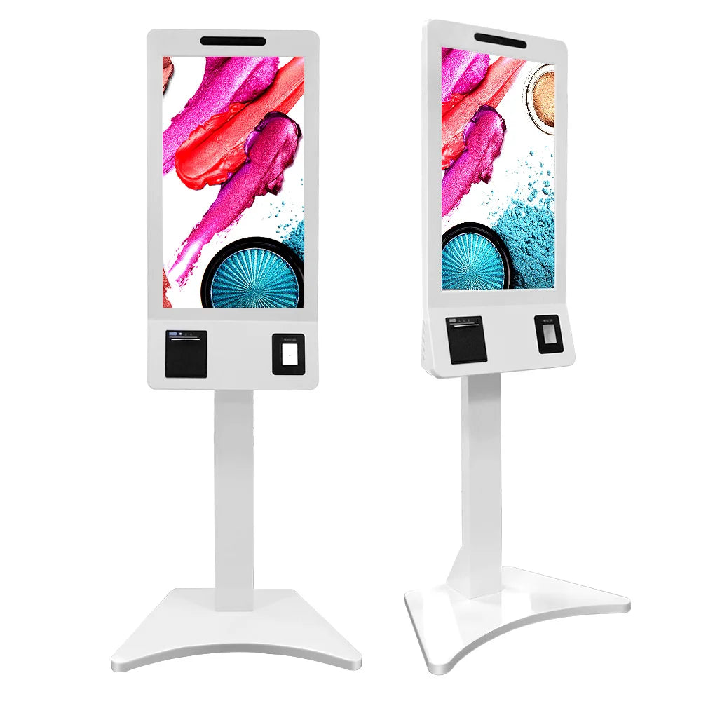 Aiyos 32 Inch Checkout Payment Machine Ordering Restaurant Order Prices Self Mall Touch Screen Digital Kiosk