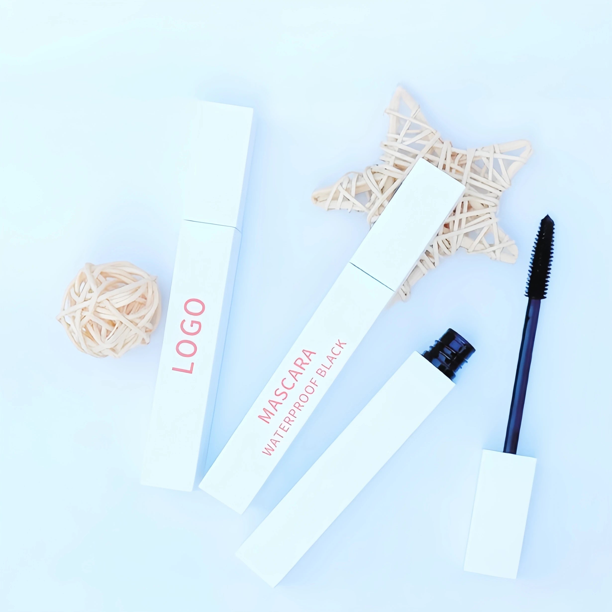 No Logo Cosmetics Makeup Vegan Natural Sensitive Organic Water Proof Black Mascara Vendors