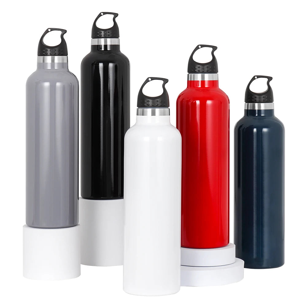 Top Seller 1 Liter Insulated Stainless Steel Water Bottle Sport Handle Lid for Boiling Water Drinkware