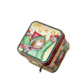 Custom Printing logo Christmas square Pattern Gift Tinplate Box Exquisite Candy Jar Storage Box