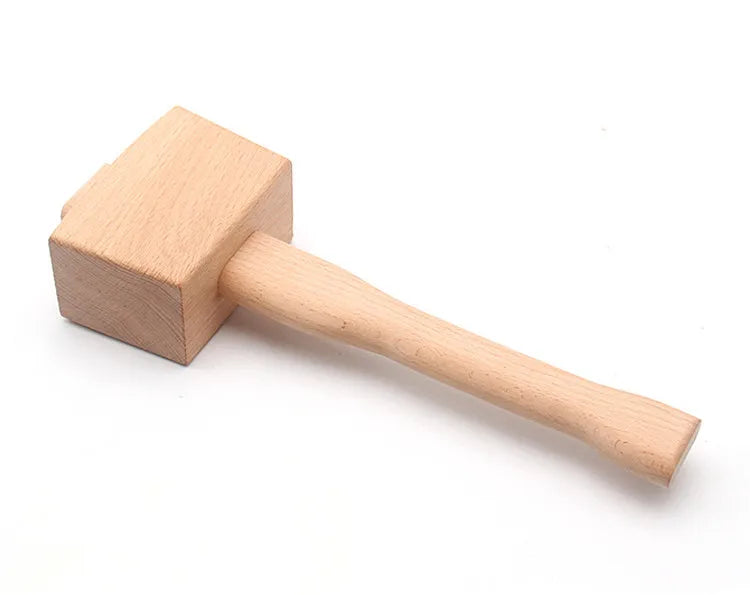 Beech Wood  Carving Mallet Leathercraft Sewing Engraving Hammer Mallet the Well Balanced Beech Wood Wood Working Mallet