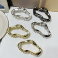 KLACOMA Simple Metal Hair Claw New Design Shark Hair Clip Colorful Korean Fashion Hair Accessories for Women