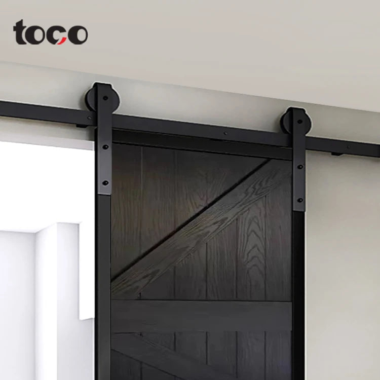 Toco Modern Industrial Soft Close Pantry Cabinet Hardware Sliding Barn Door Accessories for Tractor Supply