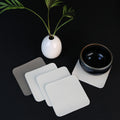 All-Season Faux Leather Kitchen Accessories Classic Style Coasters and Placemats Durable PU Dining Table Mats Pads for Decor