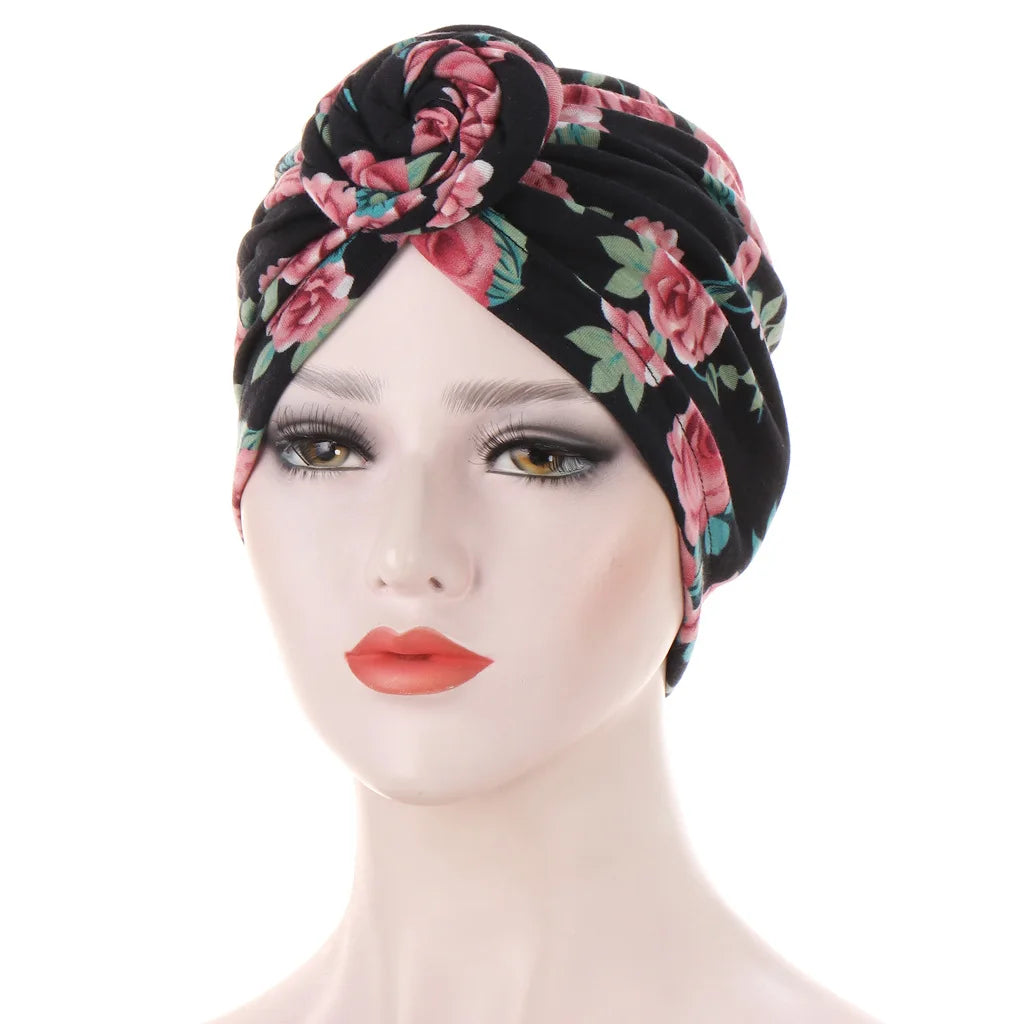 Snail Twisted Hat Multi Color Fashion New Turban Hats Women Muslim Hot Selling