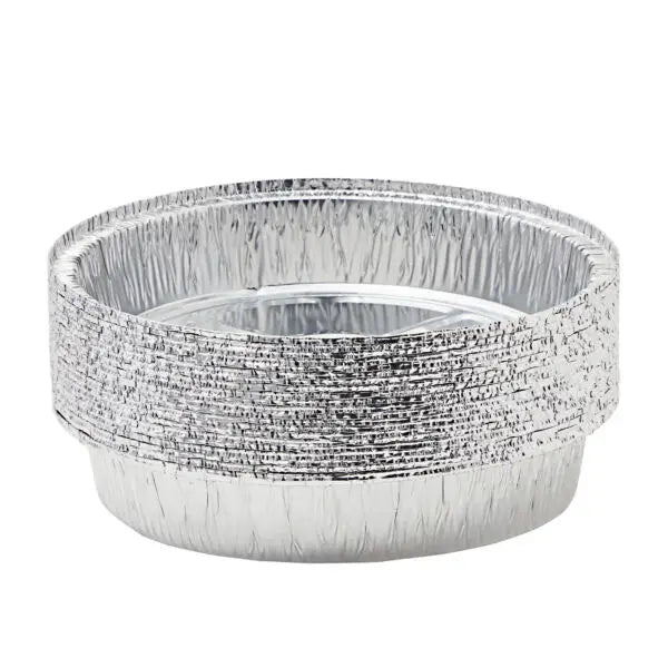 Hot Sale 9-Inch 810ml Round Aluminum Foil Container Recyclable Shallow Baking Muffin Cups Customized Food