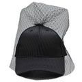 New Wholesale Fashion New Ladies Women Satin Baseball Hat with Mesh Veil Adjustable woman Dad-Hats