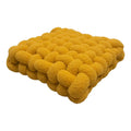 Wholesale Lambskin Cushion Square Knit Chair Cushion Back Seat Cushion Plush Back Pure Color Simple Style