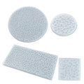 YS Round Square Rectangle Diamond Pattern Swing Table Silicone Plaster Mold Household Jewelry Storage Scented Candle Tray Mould